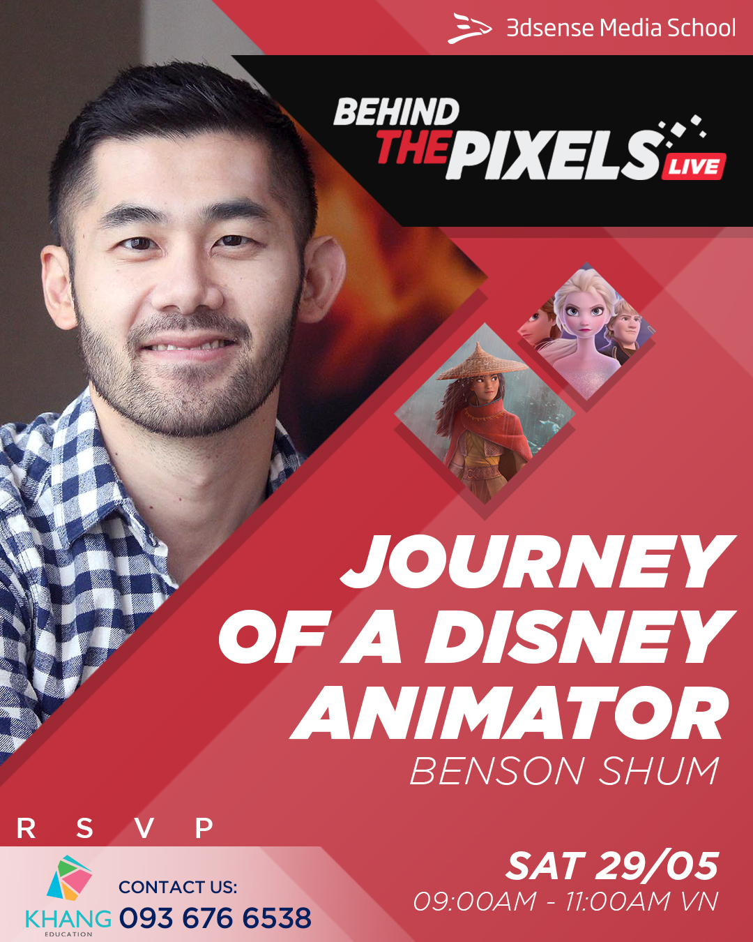 Gặp gỡ Benson Shum – nhà làm phim hoạt hình cao cấp đến từ Walt Disney Animation Studios