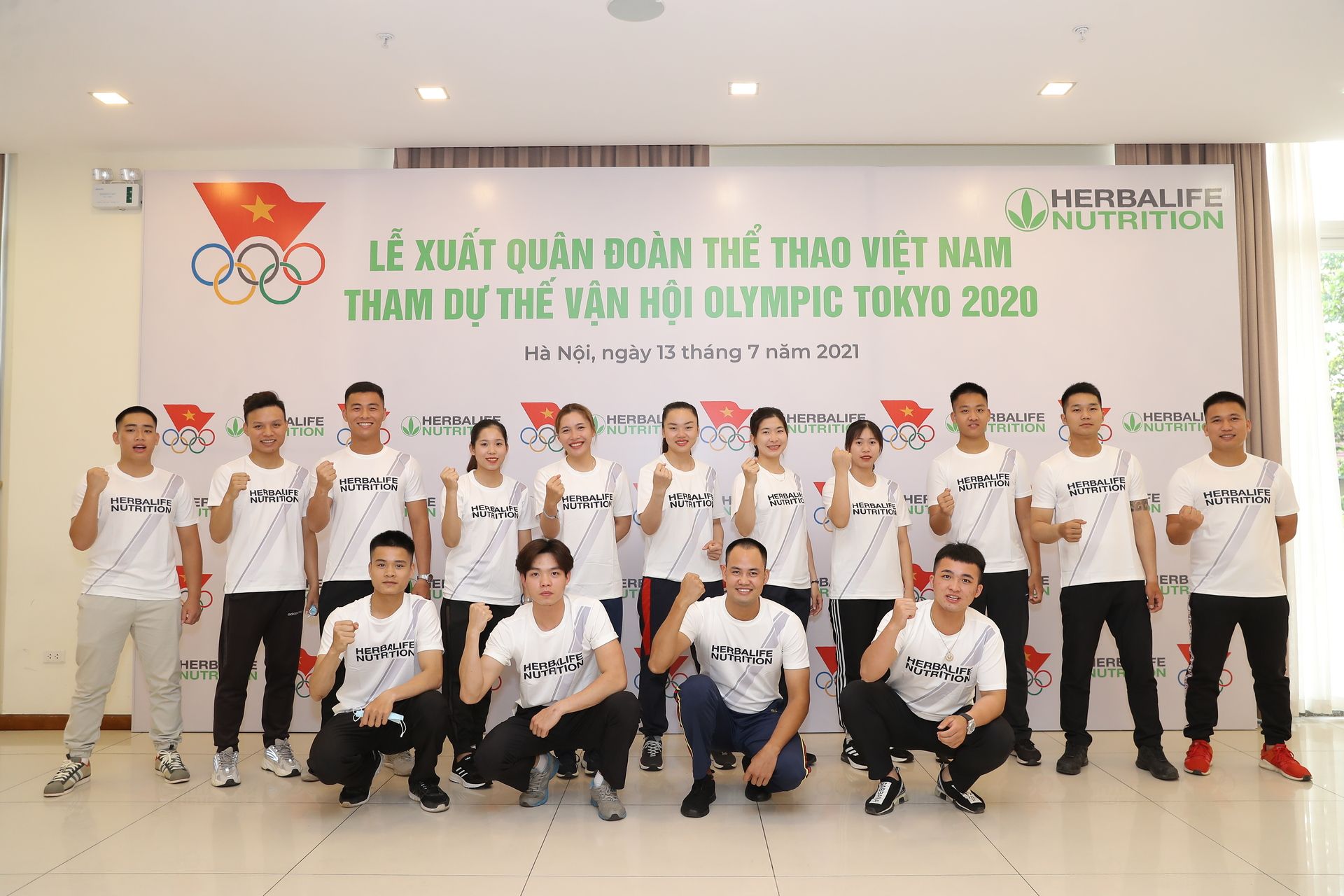 Lễ Xuất Quân Cho Đoàn Thể Thao Việt Nam Tham Dự Olympic Tokyo 2020 diễn ra tại Hà Nội