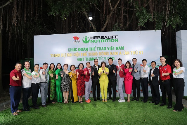 Lễ Xuất Quân cho Đoàn Thể Thao Việt Nam tham dự SEA Games 31: Herbalife Nutrition đồng hành cùng Ủy Ban Olympic Việt Nam tổ chức