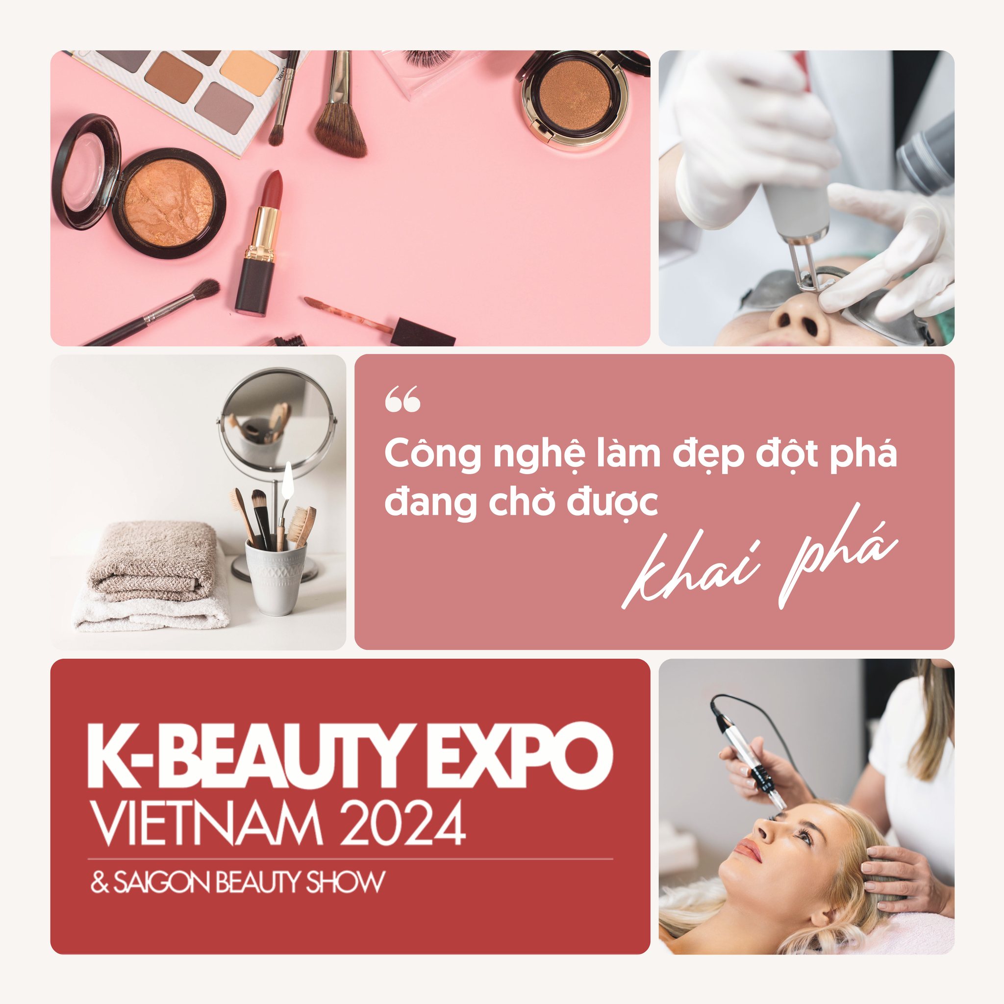 K-Beauty Expo Vietnam 2024: Hoa khôi Diễm Trinh hội ngộ Á khôi Thanh Thanh