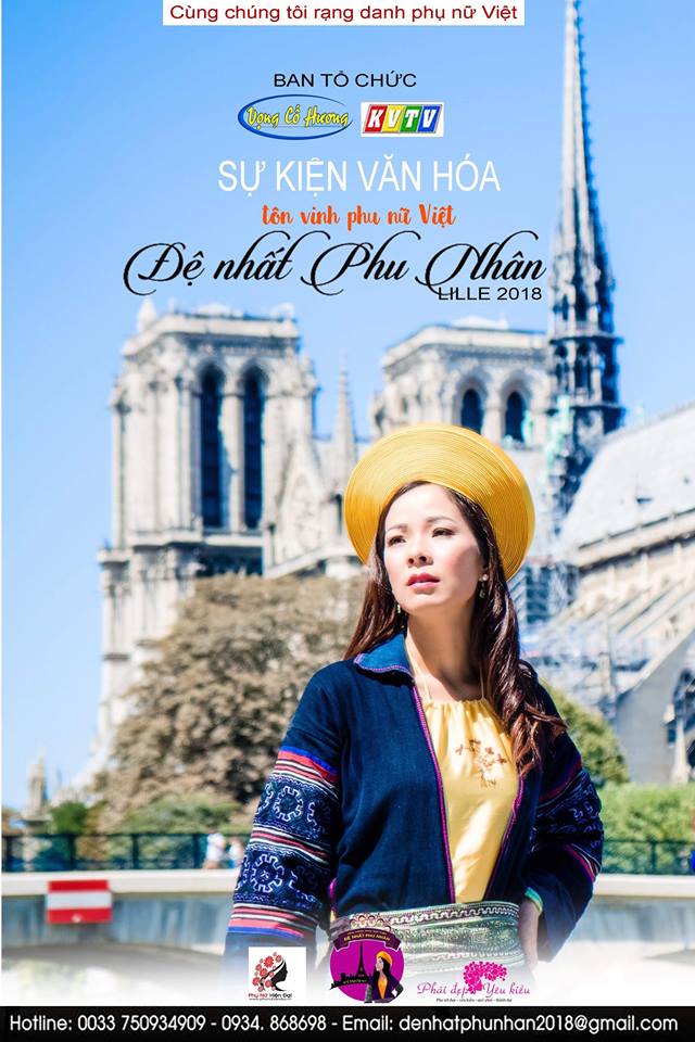 Mời tham gia sự kiện Văn hóa: Tôn vinh phụ nữ Việt “Đệ Nhất Phu Nhân” tại Pháp