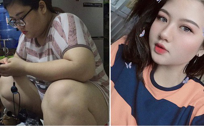 Cô gái tỏ tình thất bại vì nặng hơn 100kg lột xác xinh đẹp nhờ giảm cân: Hoá ra phép màu chính là mất đi 40kg!