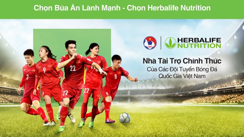 Herbalife Việt Nam trở thành nhà tài trợ chính thức của Đội Tuyển Bóng Đá Quốc Gia Việt Nam