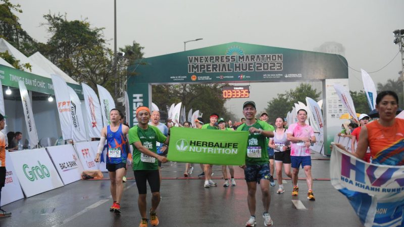 Herbalife Việt Nam đồng hành cùng giải chạy VnExpress Marathon Imperial Huế 2023