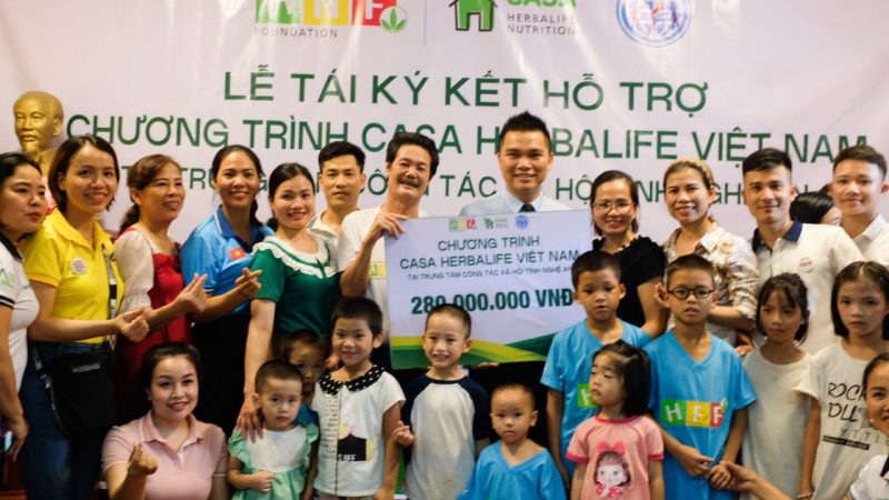 Herbalife Việt Nam tiếp tục hợp tác với bảy đối tác Casa Herbalife giúp nâng cao chất lượng bữa ăn cho hơn 1.100 trẻ em