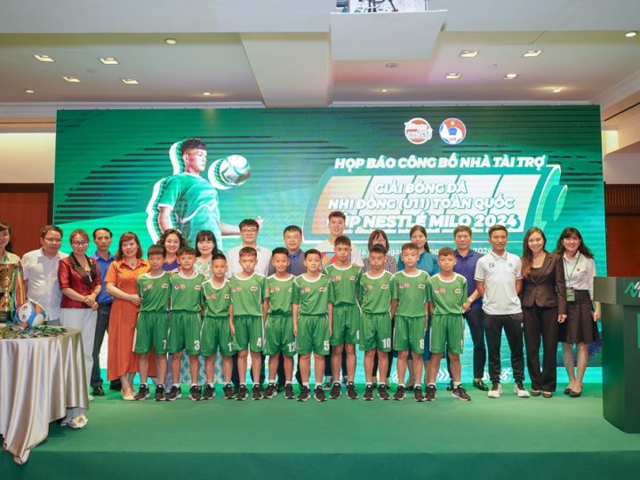 Nestlé MILO đồng hành cùng Giải Bóng đá Nhi đồng (U11) toàn quốc 2024