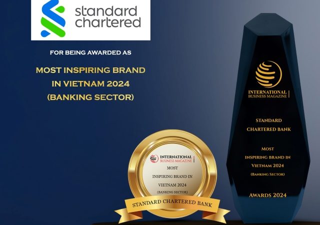 Ngân hàng Standard Chartered Việt Nam được vinh danh “Thương hiệu truyền cảm hứng nhất Việt Nam (lĩnh vực Ngân hàng)” năm 2024