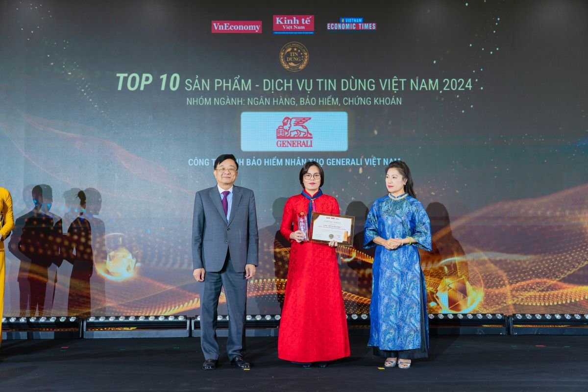 “Generali Việt Nam” vinh dự được trao tặng danh hiệu Top 10 Sản phẩm – Dịch vụ tin dùng Việt Nam 2024
