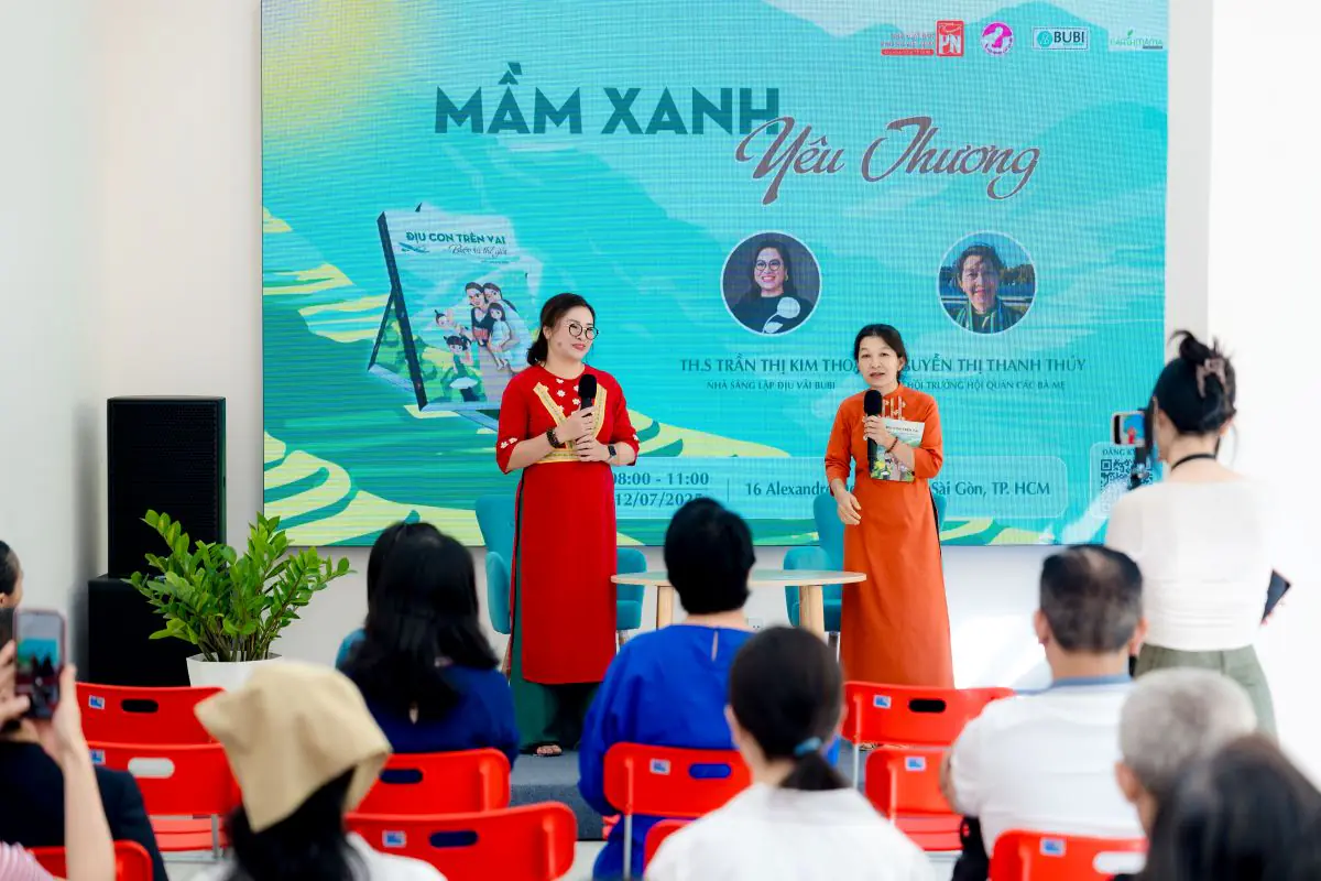 kiện “Mầm Xanh Yêu Thương” – nơi tác giả Trần Thị Kim Thoa chia sẻ những cảm xúc, trải nghiệm sâu sắc về đứa con tinh thần của mình