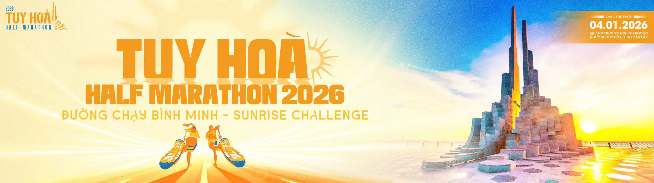 TUY HOÀ HALF MARATHON 2026 – ĐƯỜNG CHẠY BÌNH MINH (SUNRISE CHALLENGE)