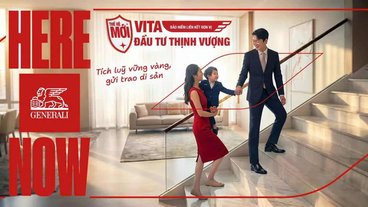 GENERALI VIỆT NAM RA MẮT SẢN PHẨM BẢO HIỂM LIÊN KẾT ĐƠN VỊ VITA – ĐẦU TƯ THỊNH VƯỢNG – GIÚP KHÁCH HÀNG TÍCH LŨY VỮNG VÀNG, GỬI TRAO DI SẢN CHO THẾ HỆ TIẾP NỐI