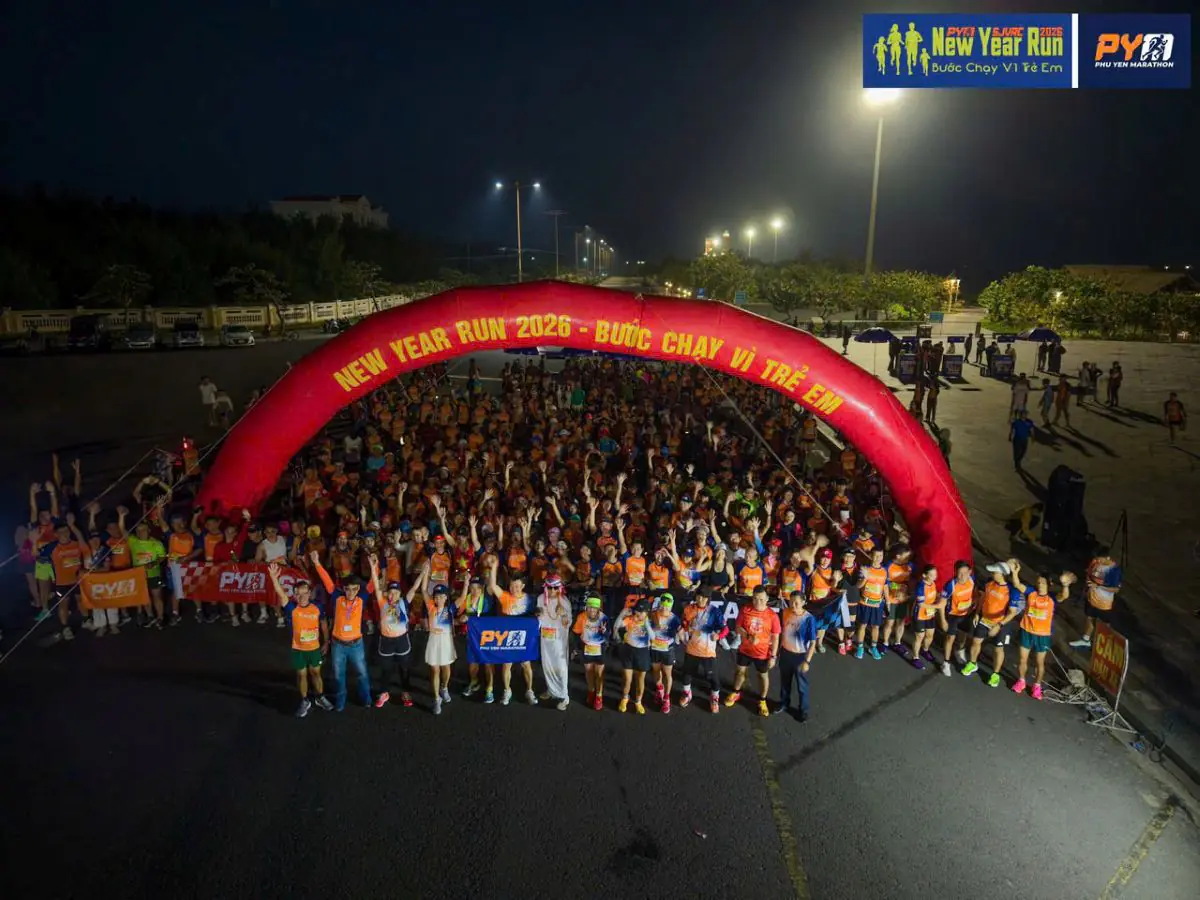 GIẢI CHẠY “NEW YEAR RUN 2026 – BƯỚC CHẠY VÌ TRẺ EM” TẠI THÁP NGHINH PHONG