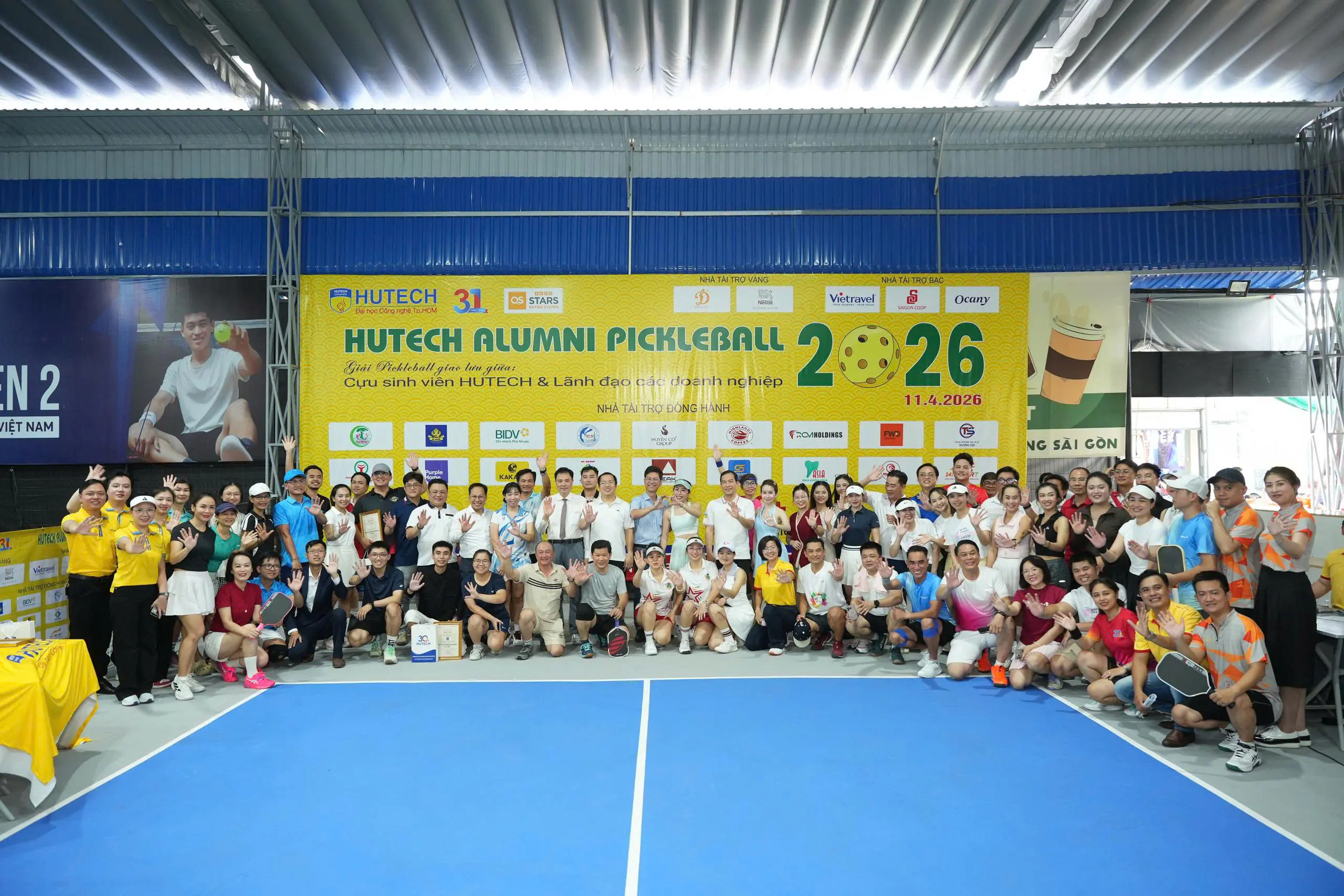 Giải đấu ‘HUTECH Alumni Pickleball 2026’ để lại ấn tượng sâu đậm với nhiều vận động viên tham gia